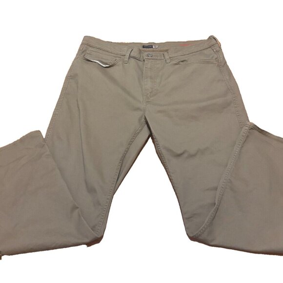 Dockers Trousers Pants Men's Straight Fit Casual Khaki Tan Beige Size W36/L30 - Picture 7 of 9